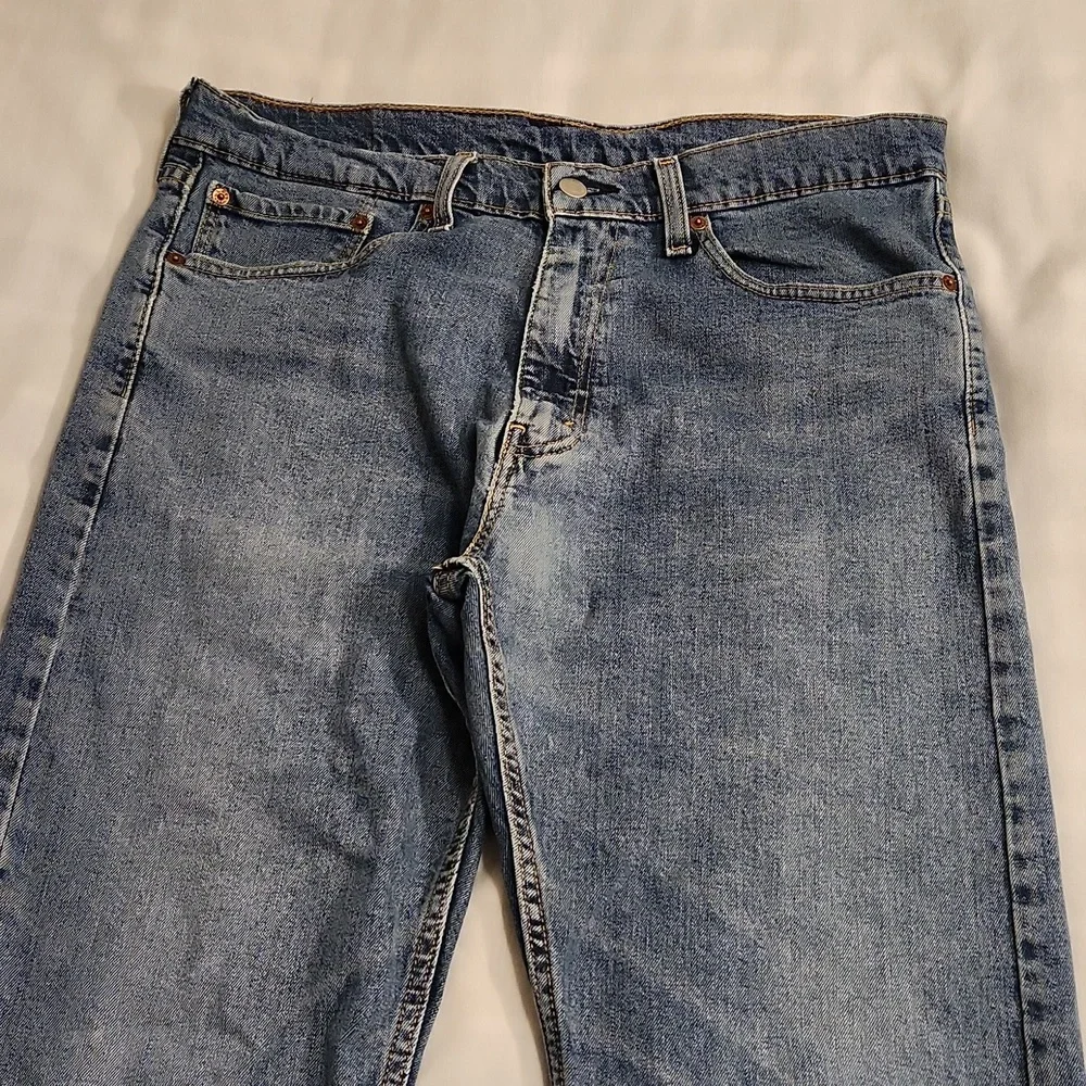 Levi's jeans 505 Regular fit straight men's 36x30‎ blue denim red tab